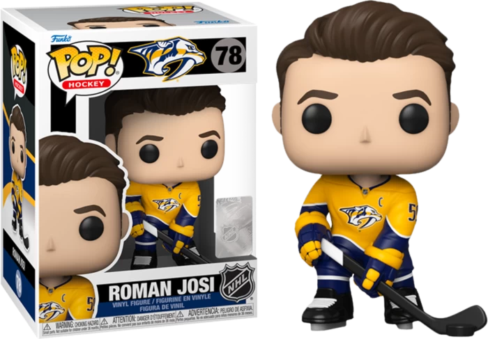 Funko Pop! NHL Hockey - Roman Josi Nashville Predators #78 3 Funko Pop! NHL Hockey - Roman Josi Nashville Predators #78