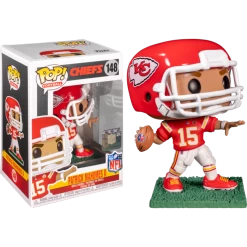 Funko Pop! NFL Football - Patrick Mahomes Kansas City Chiefs With Helmet #148