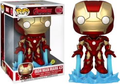 Funko Pop! Avengers 2: Age Of Ultron - Iron Man Mark 43 Glow In The Dark 10" Jumbo Sized #962