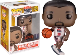Funko Pop! NBA Basketball - Magic Johnson 1992 Team USA Jersey #112