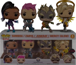 Funko Pop! Overwatch - Sombra, Zarya , Junkrat & Mercy Glow In The Dark - 4-Pack 5 Funko Pop! Overwatch - Sombra, Zarya , Junkrat & Mercy Glow In The Dark - 4-Pack -Anime Zone Shop 11 770ea53a 6a01 4500 9302 6e513398fe62