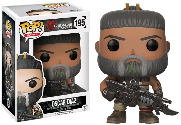 Funko Pop! Gears Of War - Oscar Diaz #195 3 Funko Pop! Gears Of War - Oscar Diaz #195