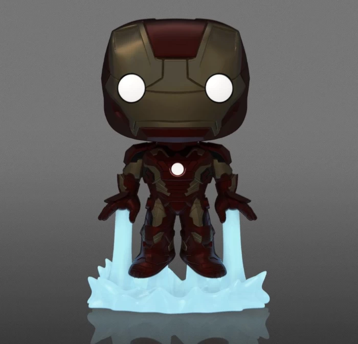 Funko Pop! Avengers 2: Age Of Ultron - Iron Man Mark 43 Glow In The Dark 10" Jumbo Sized #962 4 Funko Pop! Avengers 2: Age Of Ultron - Iron Man Mark 43 Glow In The Dark 10" Jumbo Sized #962 - Image 2