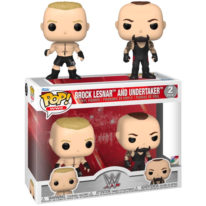 Funko Pop! WWE - Brock Lesnar & Undertaker - 2-Pack 3 Funko Pop! WWE - Brock Lesnar & Undertaker - 2-Pack