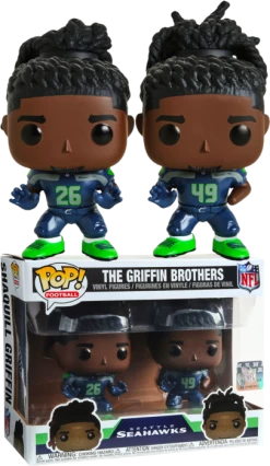 Funko Pop! NFL - Griffin Brothers Seattle Seahawks - 2-Pack