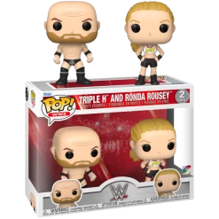 Funko Pop! WWE - Triple H & "Rowdy" Rhonda Rousey - 2-Pack