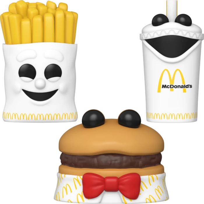 Funko Pop! McDonald’s - Meal Squad - Bundle (Set Of 3) 3 Funko Pop! McDonald’s - Meal Squad - Bundle (Set Of 3)