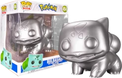 Funko Pop! Pokemon - Bulbasaur 25th Anniversary Silver Metallic 10" #454