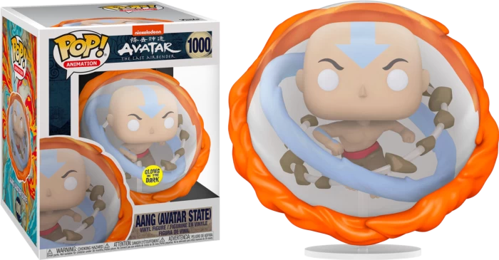 Funko Pop! Avatar: The Last Airbender - Aang In Avatar State Glow In The Dark 6” Super Sized #1000 4 Funko Pop! Avatar: The Last Airbender - Aang In Avatar State Glow In The Dark 6” Super Sized #1000 - Image 2