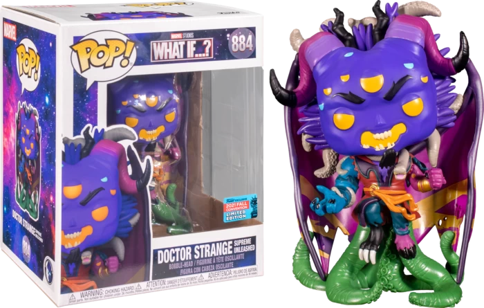 Funko Pop! What If… - Doctor Strange Supreme Unleashed 6" Super Sized #884 (2021 Festival Of Fun Convention Exclusive) 3 Funko Pop! What If… - Doctor Strange Supreme Unleashed 6" Super Sized #884 (2021 Festival Of Fun Convention Exclusive)