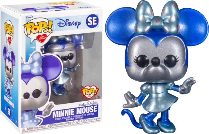 Funko Pop! Pops With Purpose - Spider-Man, Cheshire Cat, Sulley, Minnie Mouse & BB-8 Make A Wish Blue Metallic - Bundle (Set Of 5) 8 Funko Pop! Pops With Purpose - Spider-Man, Cheshire Cat, Sulley, Minnie Mouse & BB-8 Make A Wish Blue Metallic - Bundle (Set Of 5) - Image 6