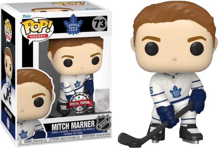 Funko Pop! NHL Hockey - Mitch Marner Toronto Maple Leafs White Jersey #73 3 Funko Pop! NHL Hockey - Mitch Marner Toronto Maple Leafs White Jersey #73