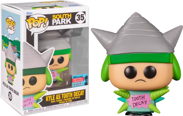 Funko Pop! South Park - Kyle As Tooth Decay #35 (2021 Festival Of Fun Convention Exclusive) 3 Funko Pop! South Park - Kyle As Tooth Decay #35 (2021 Festival Of Fun Convention Exclusive)