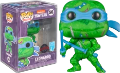 Funko Pop! Teenage Mutant Ninja Turtles II: The Secret Of The Ooze - Leonardo Artist Series With Pop! Protector #56
