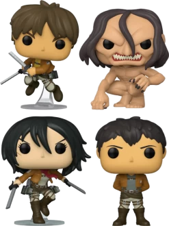 Funko Pop! Attack On Titan - Remember The Titans - Bundle (Set Of 4)