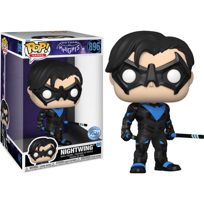 Funko Pop! Gotham Knights - Nightwing Jumbo 10" #896 3 Funko Pop! Gotham Knights - Nightwing Jumbo 10" #896