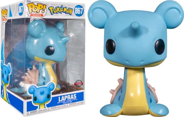 Funko Pop! Pokemon - Lapras Jumbo #867 3 Funko Pop! Pokemon - Lapras Jumbo #867