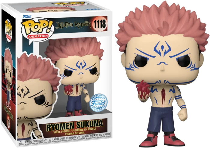 Funko Pop! Jujutsu Kaisen - Ryomen Sukuna #1118 - Chase Chance 3 Funko Pop! Jujutsu Kaisen - Ryomen Sukuna #1118 - Chase Chance