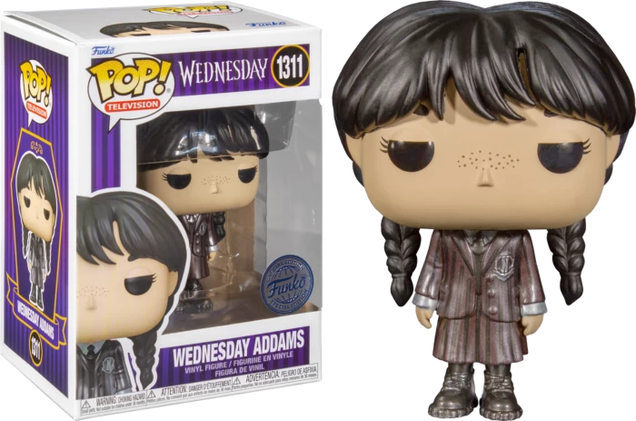 Funko Pop! Wednesday (2022) - Wednesday Addams Metallic #1311 3 Funko Pop! Wednesday (2022) - Wednesday Addams Metallic #1311