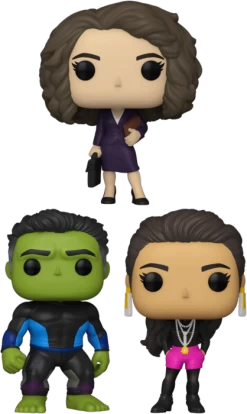 Funko Pop! She-Hulk: Attorney At Law (2022) - Namaste, All Day - Bundle (Set Of 3)