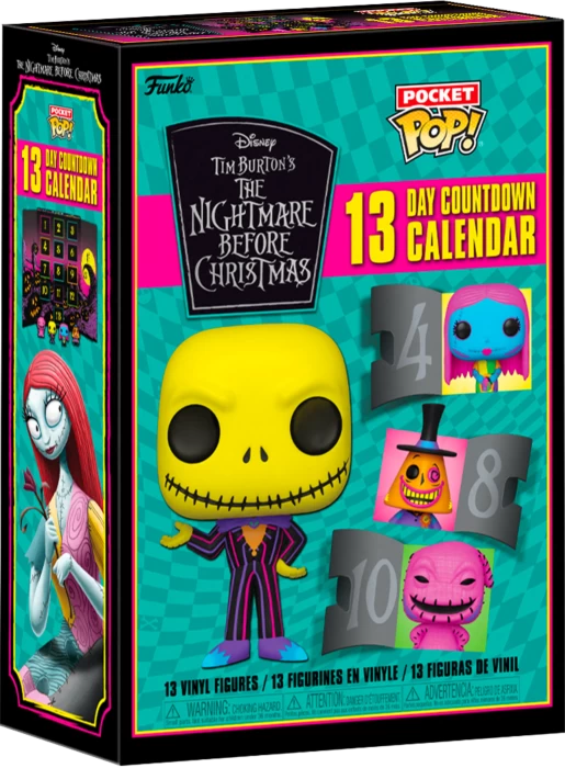 Funko Pop! The Nightmare Before Christmas - 13 Day Pocket Pop! Vinyl Countdown Calendar 3 Funko Pop! The Nightmare Before Christmas - 13 Day Pocket Pop! Vinyl Countdown Calendar