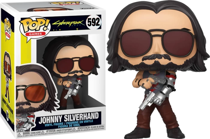 Funko Pop! Cyberpunk 2077 - Johnny Silverhand With Guns #592 3 Funko Pop! Cyberpunk 2077 - Johnny Silverhand With Guns #592