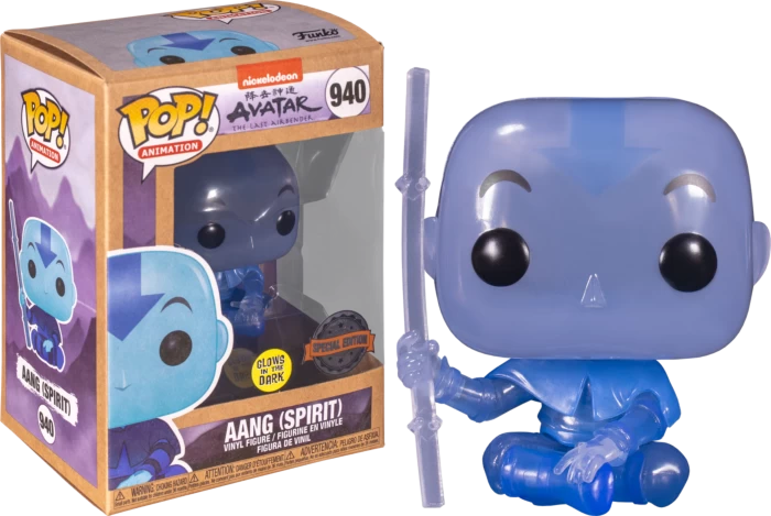 Funko Pop! Avatar: The Last Airbender - Spirit Aang Glow In The Dark Earth Day #940 3 Funko Pop! Avatar: The Last Airbender - Spirit Aang Glow In The Dark Earth Day #940