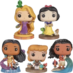 Funko Pop! Disney Princess - Moana, Pocahontas, Snow White, Cinderella & Rapunzel Ultimate - Bundle (Set Of 5)