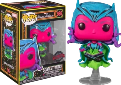 Funko Pop! WandaVision - Scarlet Witch With Darkhold Book Blacklight #986