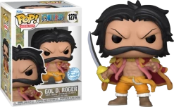 Funko Pop! One Piece - Gol D. Roger #124 - Chase Chance (+ Box Of 5 Mystery Exclusive Pop! Vinyl Figures)