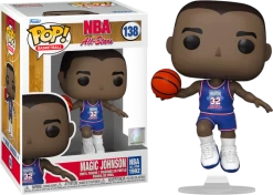 Funko Pop! NBA Basketball - Magic Johnson Blue 1991 All Star Jersey #138