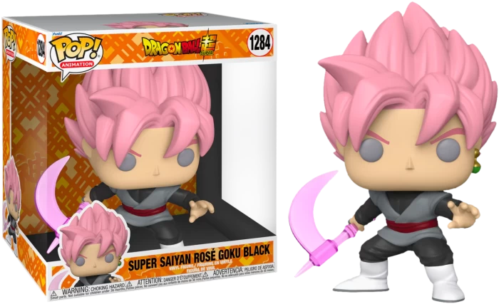 Funko Pop! Dragon Ball Super - Super Saiyan Rose Goku Black 10" Jumbo #1284 3 Funko Pop! Dragon Ball Super - Super Saiyan Rose Goku Black 10" Jumbo #1284