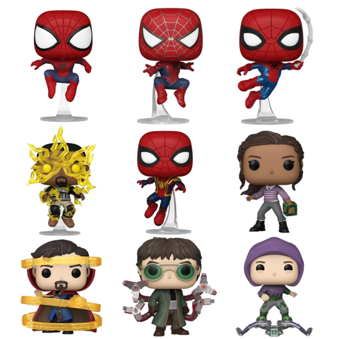 Funko Pop! Spider-Man: No Way Home - The Magic Number - Bundle (Set Of 9) 3 Funko Pop! Spider-Man: No Way Home - The Magic Number - Bundle (Set Of 9)