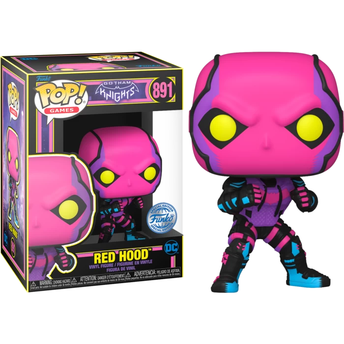 Funko Pop! Gotham Knights - Red Hood Blacklight #891 3 Funko Pop! Gotham Knights - Red Hood Blacklight #891