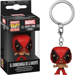 Funko Pocket Pop! Keychain - Marvel: Lucha Libre Edition - El Chimichanga De La Muerte Deadpool