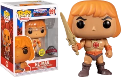 Funko Pop! Masters Of The Universe - He-Man With Sword Glow In The Dark #991