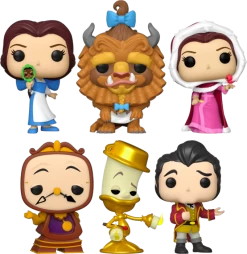 Funko Pop! Beauty And The Beast - True As It Can Pop! 30th Anniversary - Bundle (Set Of 6)