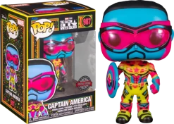 Funko Pop! The Falcon And The Winter Soldier - Captain America Blacklight #987