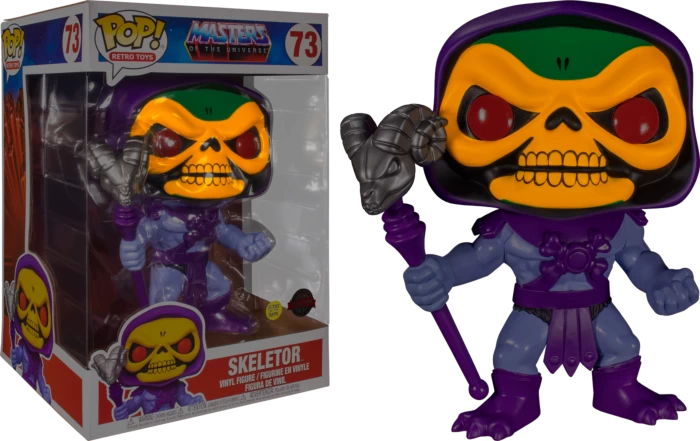 Funko Pop! Masters Of The Universe - Skeletor Glow In The Dark 10" #73 3 Funko Pop! Masters Of The Universe - Skeletor Glow In The Dark 10" #73