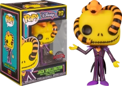 Funko Pop! The Nightmare Before Christmas - Jack Skellington With Snake Blacklight #717