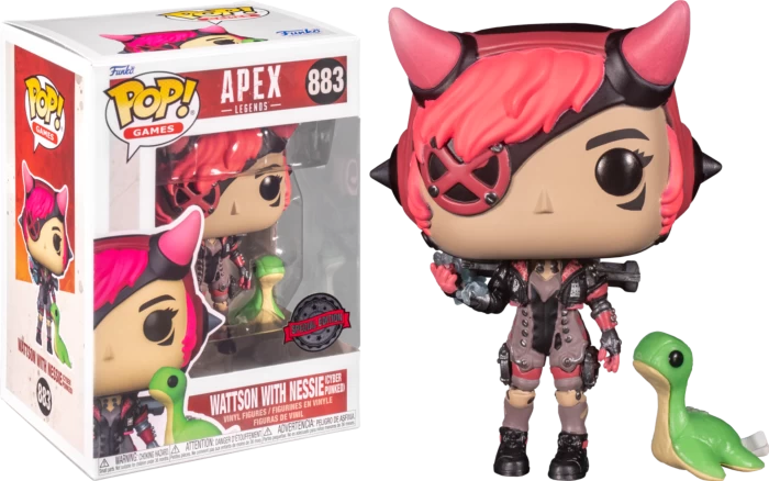 Funko Pop! Apex Legends - Cyber Punked Wattson With Nessie #883 3 Funko Pop! Apex Legends - Cyber Punked Wattson With Nessie #883