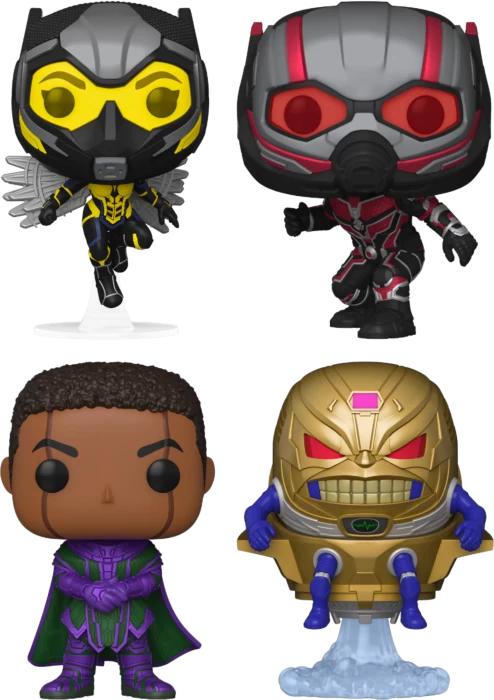 Funko Pop! Ant-Man And The Wasp: Quantumania - Quantum Realm - Bundle (Set Of 4) 3 Funko Pop! Ant-Man And The Wasp: Quantumania - Quantum Realm - Bundle (Set Of 4)