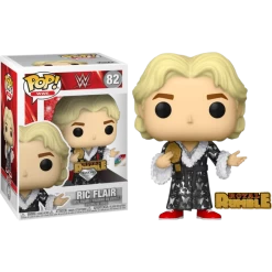 Funko Pop! WWE - Ric Flair Royal Rumble '92 Diamond Glitter With Enamel Pin #82
