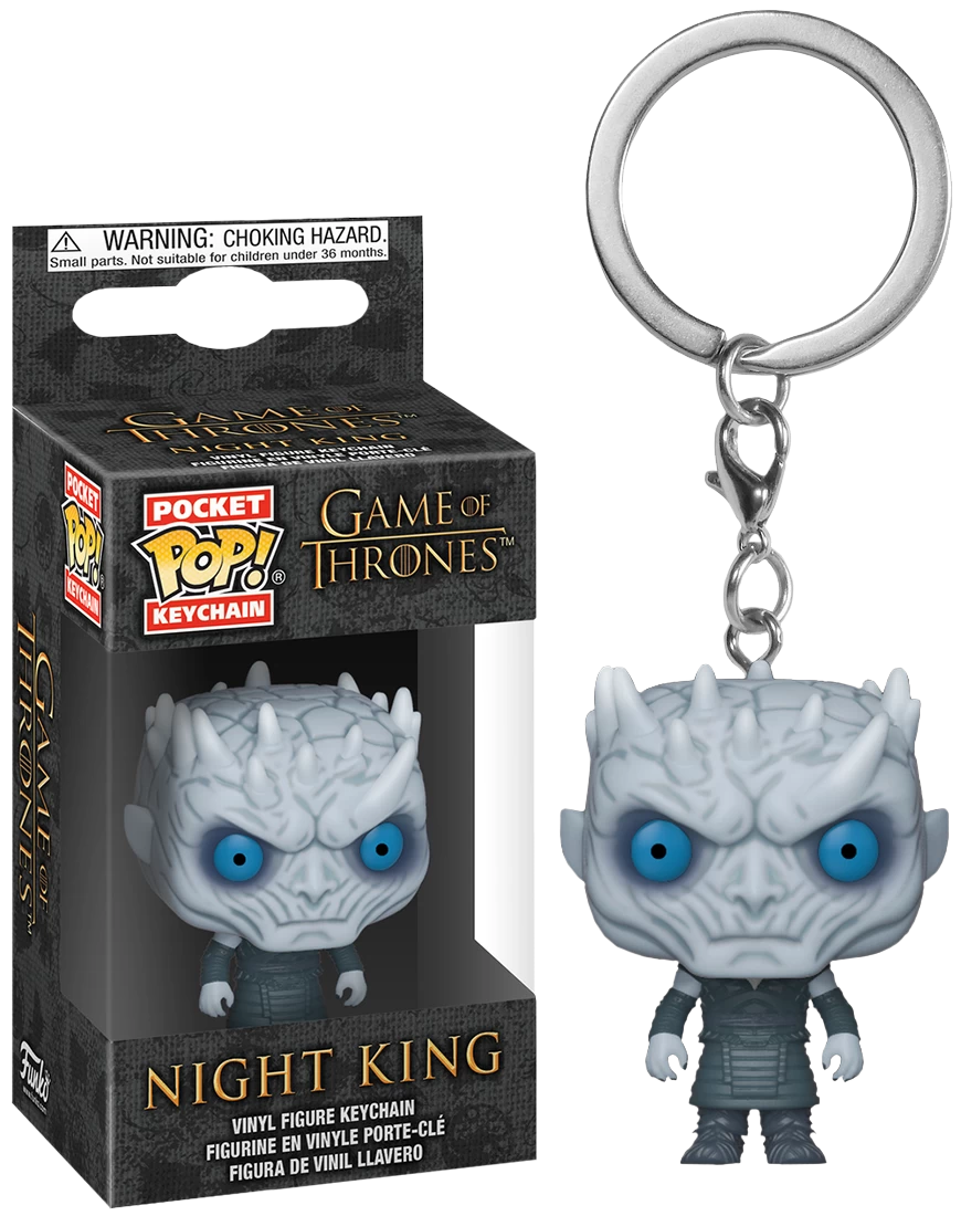 Funko Pocket Pop! Keychain - Game Of Thrones - Night King 3 Funko Pocket Pop! Keychain - Game Of Thrones - Night King