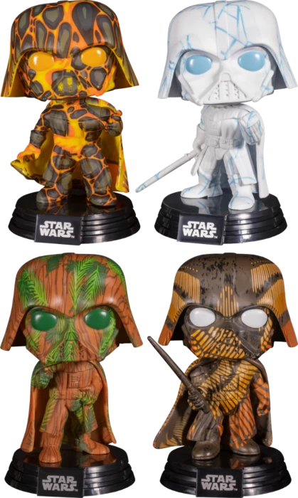 Funko Pop! Star Wars - Darth Vader Mustafar, Hoth, Endor & Bespin Artist Series - Bundle (Set Of 4) 3 Funko Pop! Star Wars - Darth Vader Mustafar, Hoth, Endor & Bespin Artist Series - Bundle (Set Of 4)