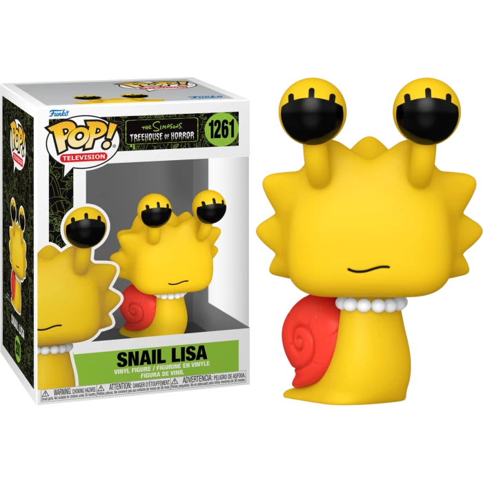 Funko Pop! The Simpsons - Lisa Simpson As Snail #1261 3 Funko Pop! The Simpsons - Lisa Simpson As Snail #1261