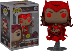 Funko Pop! WandaVision - Scarlet Witch With Darkhold Book Glow In The Dark #823