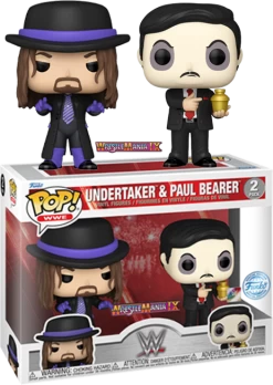 Funko Pop! WWE - Undertaker & Paul Bearer 2-Pack With Enamel Pin