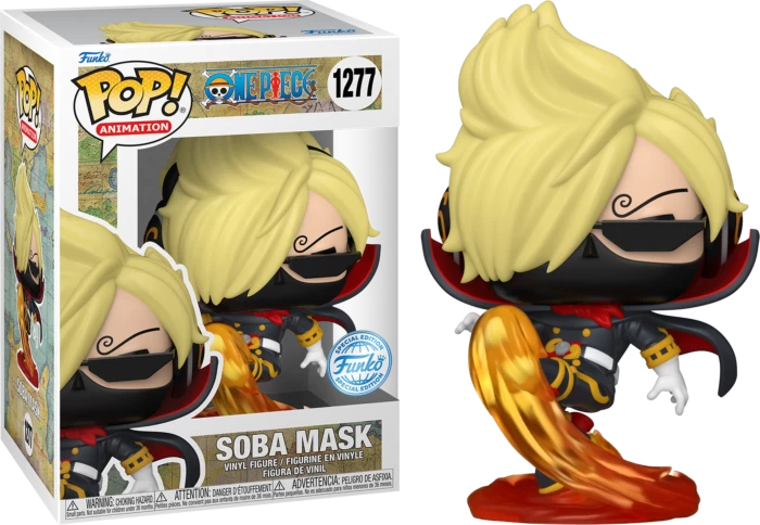 Funko Pop! One Piece - Soba Mask #1277 - Chase Chance 3 Funko Pop! One Piece - Soba Mask #1277 - Chase Chance