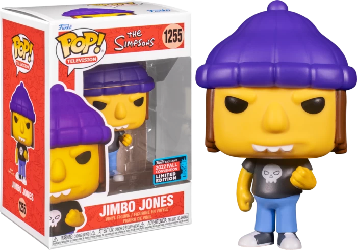 Funko Pop! The Simpsons - Jimbo Jones #1255 (2022 Fall Convention Exclusive) 3 Funko Pop! The Simpsons - Jimbo Jones #1255 (2022 Fall Convention Exclusive)